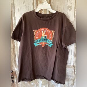 PETER COTTON ALE - NOW WITH MORE HOPS T-SHIRT - LARGE - perfect for Easter!